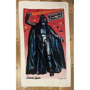 Vintage 1979 Star Wars Empire Strikes Back Darth Vader Cotton Beach Towel